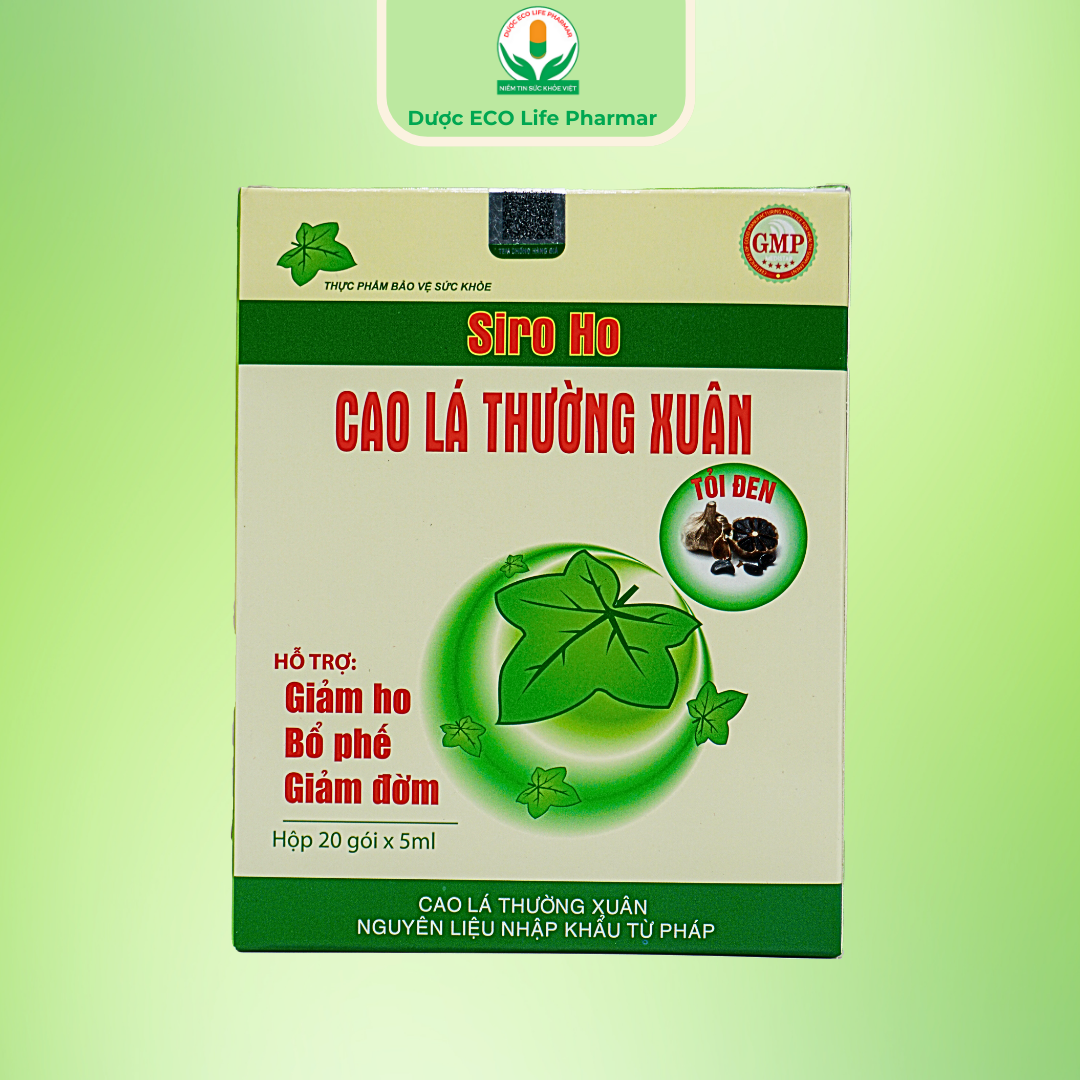 Siro ho cao lá thường xuân gói