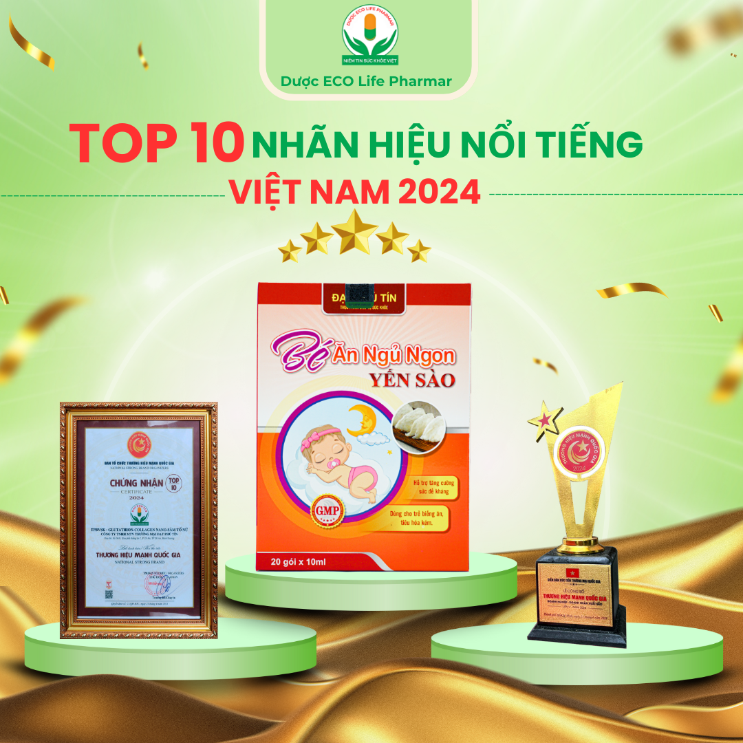 Bé ăn ngủ ngon yến sào