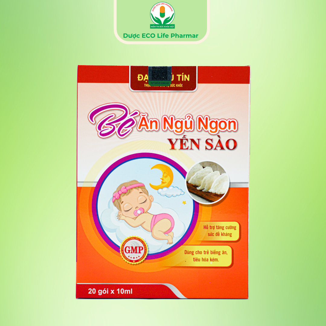 Bé ăn ngủ ngon yến sào