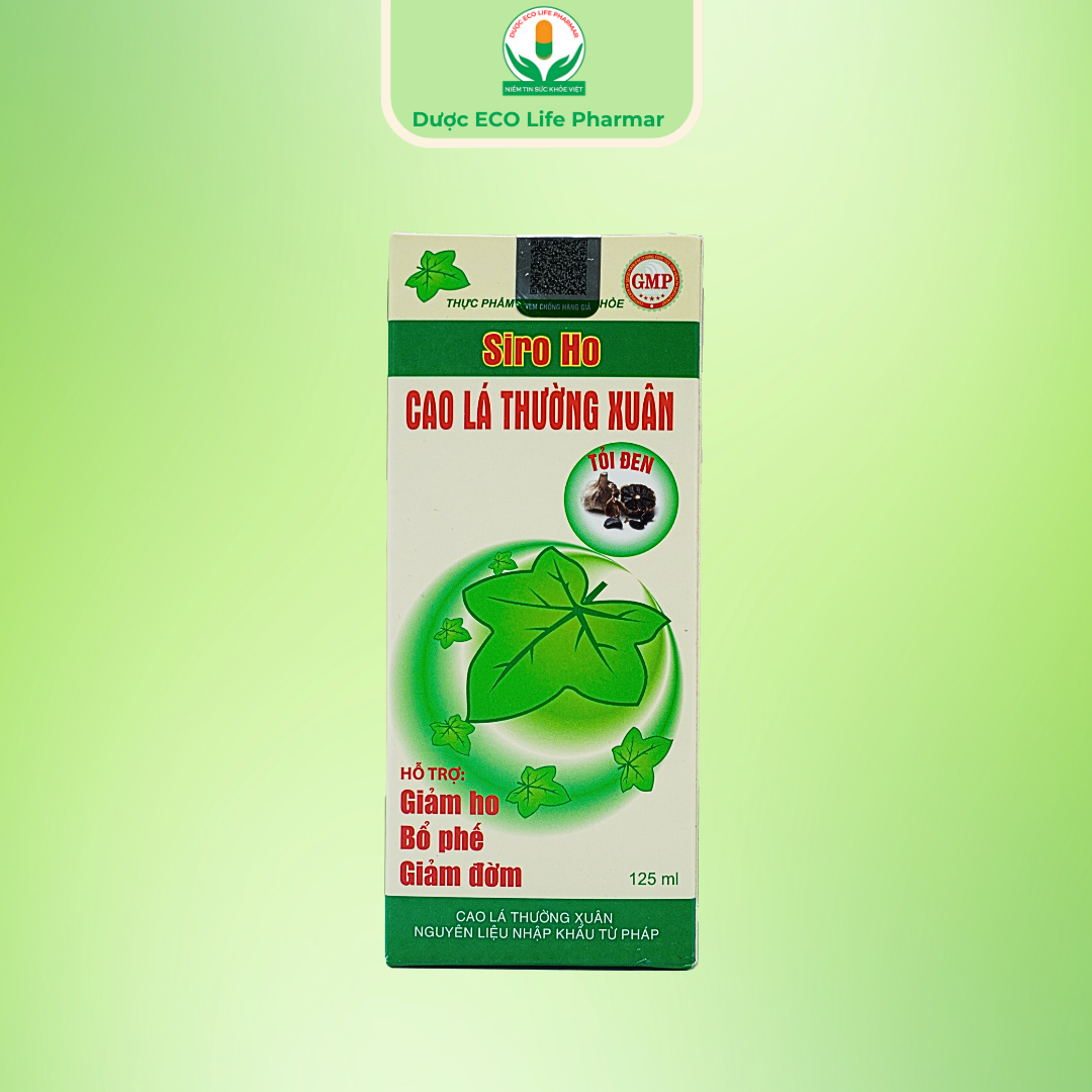 Siro ho cao lá thường xuân chai
