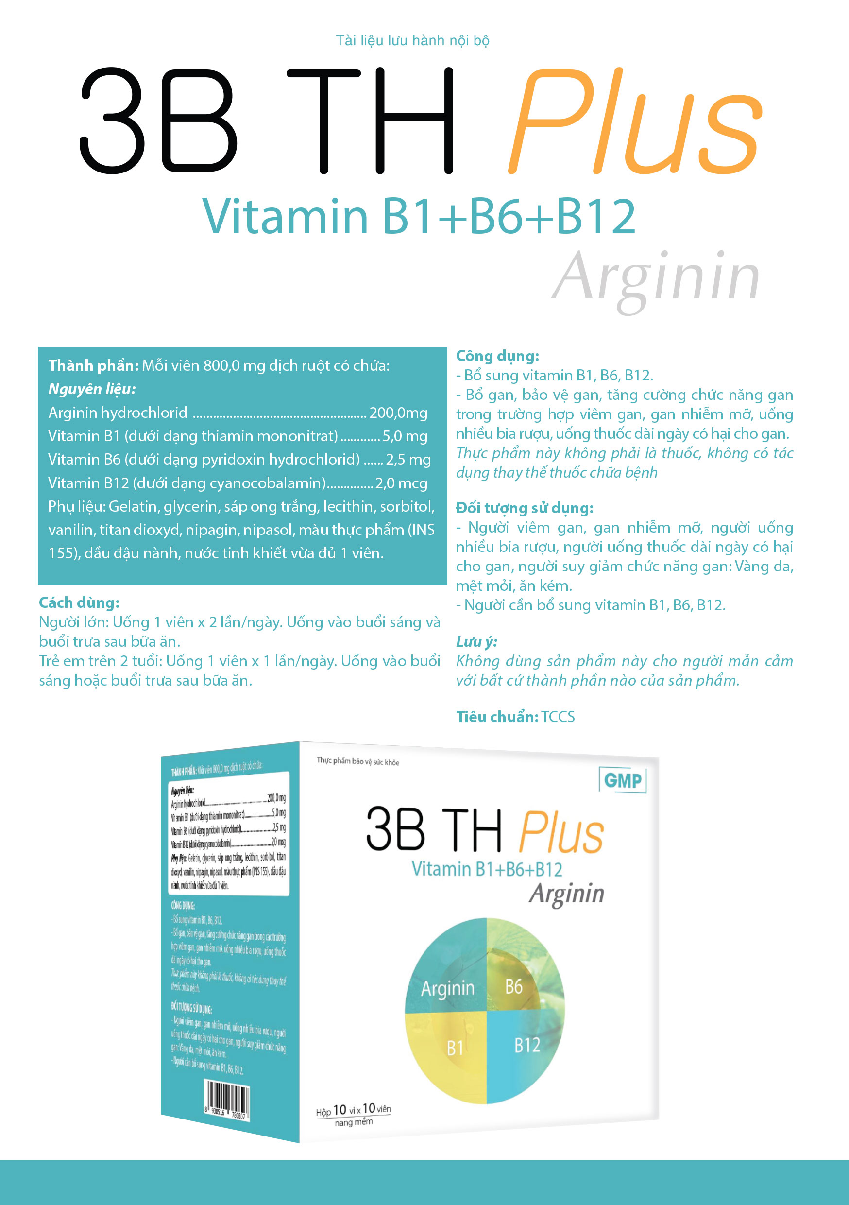 3B TH Plus 10 vỉ x 10 viên