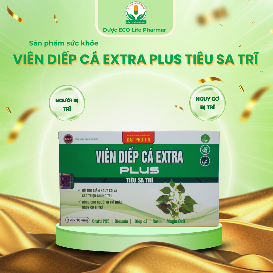 Viên diếp cá Extra Plus