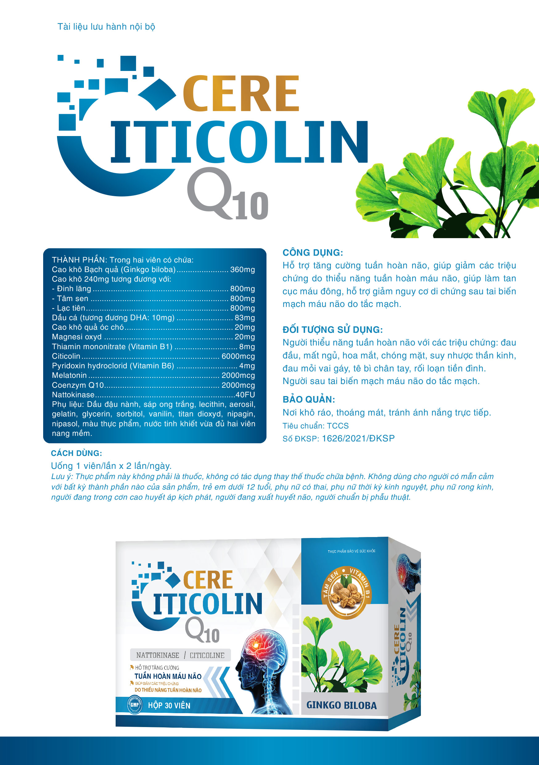 Cere Citicolin Q10