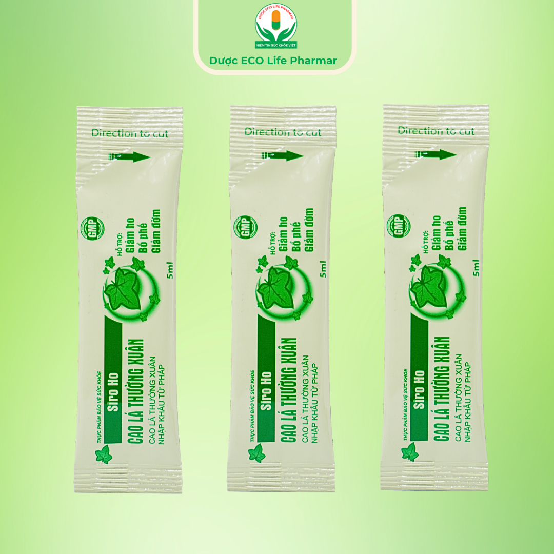 Siro ho cao lá thường xuân gói