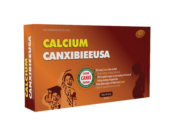 Calcium Canxibieeusa ống nhựa