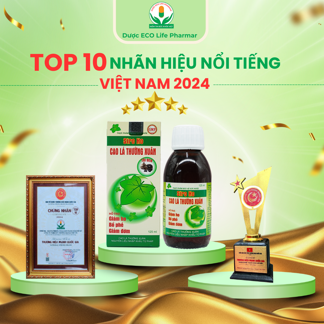 Siro ho cao lá thường xuân chai