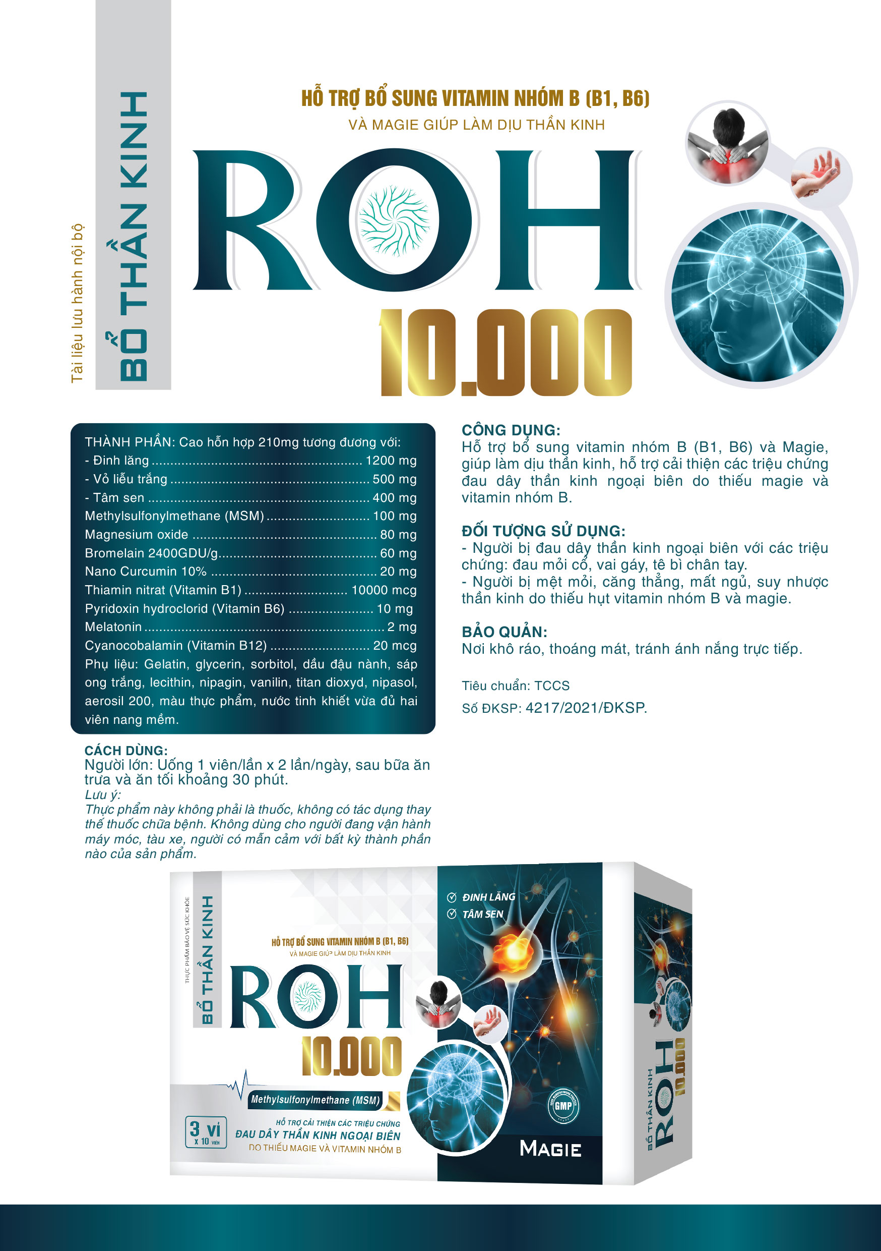 Bổ thần kinh ROH 10.000
