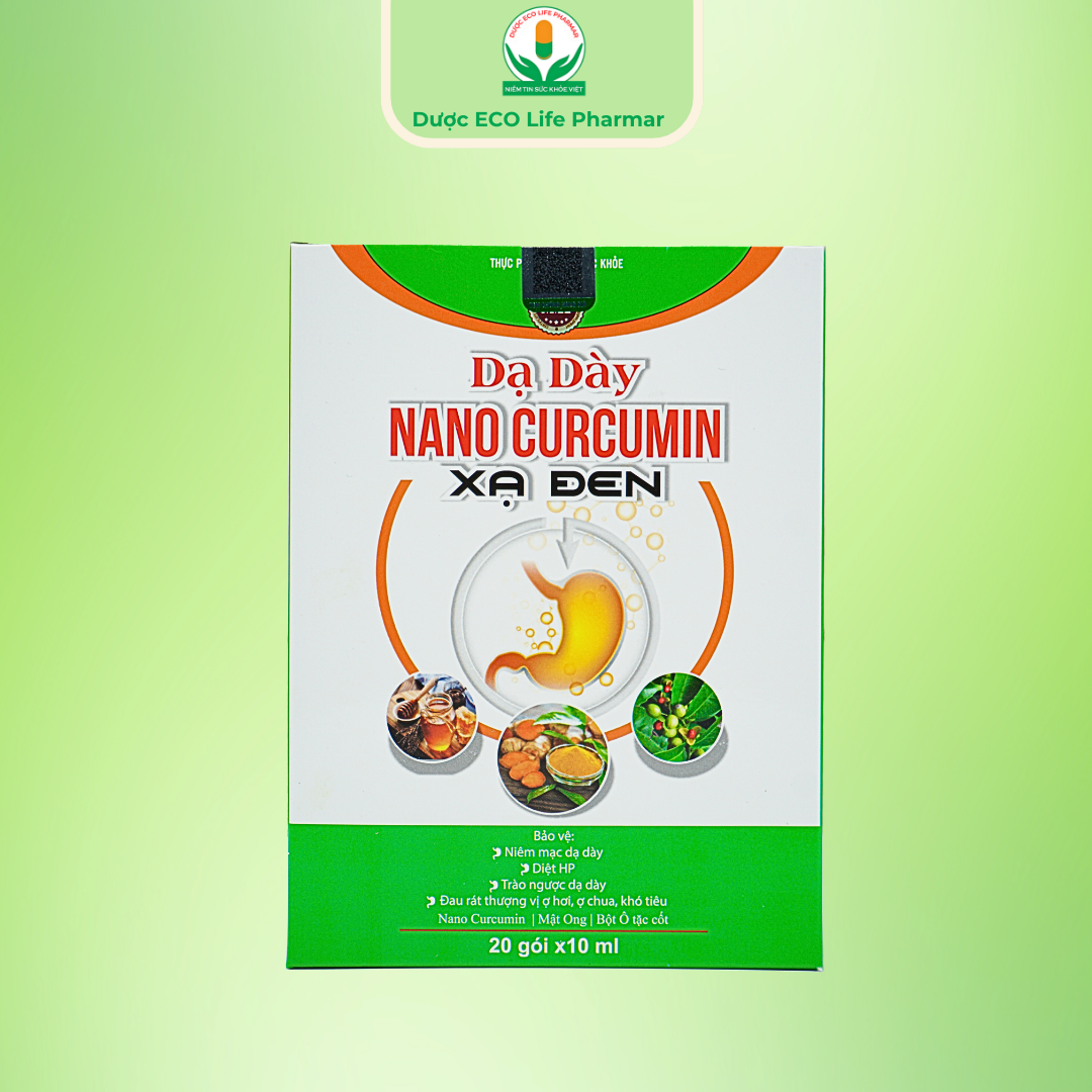 Dạ dày Nano Curcumin Xạ đen