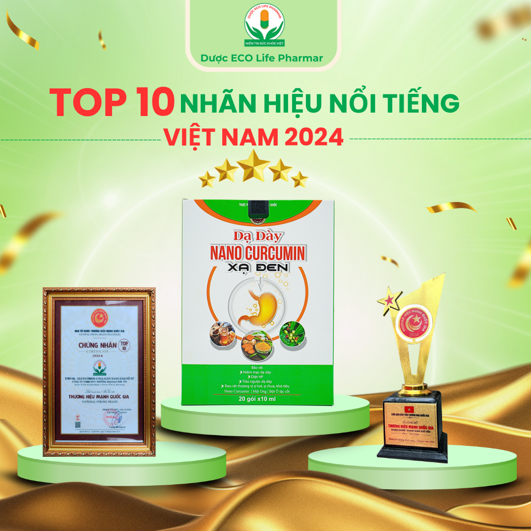 Dạ dày Nano Curcumin Xạ đen
