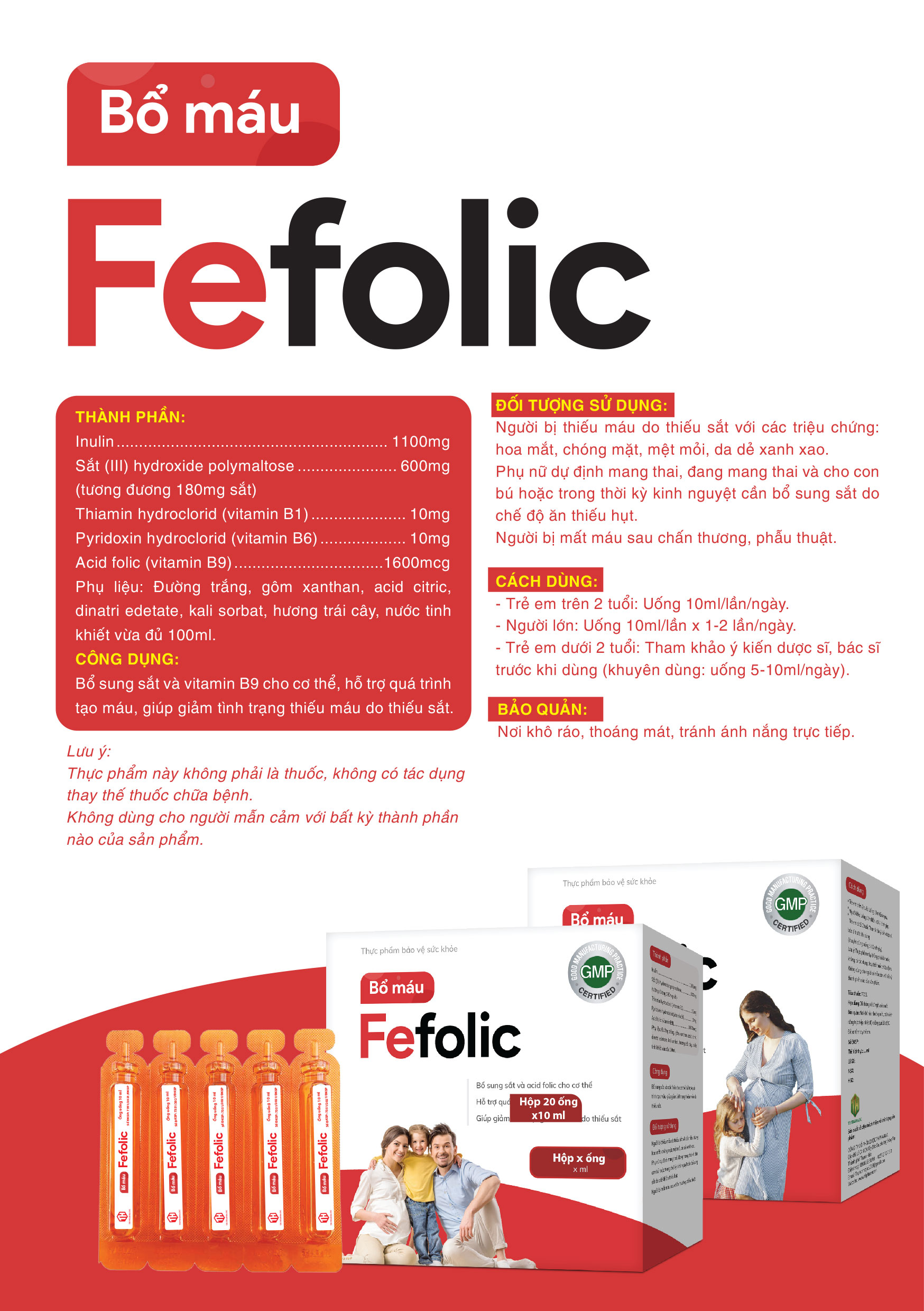 Bổ máu Fe Folic