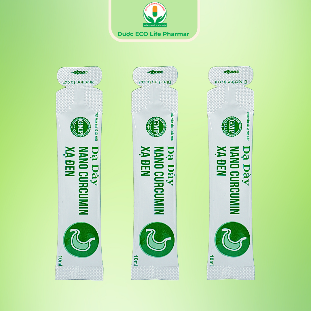 Dạ dày Nano Curcumin Xạ đen