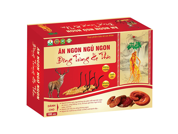 Ăn ngon ngủ ngon Đông trùng hạ thảo